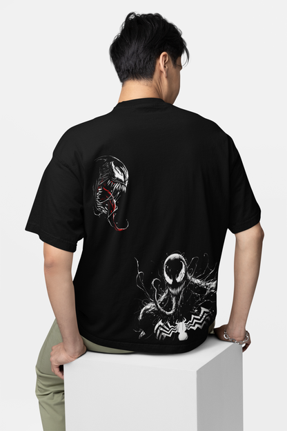 Venom Oversized T-shirt with dubble side print.