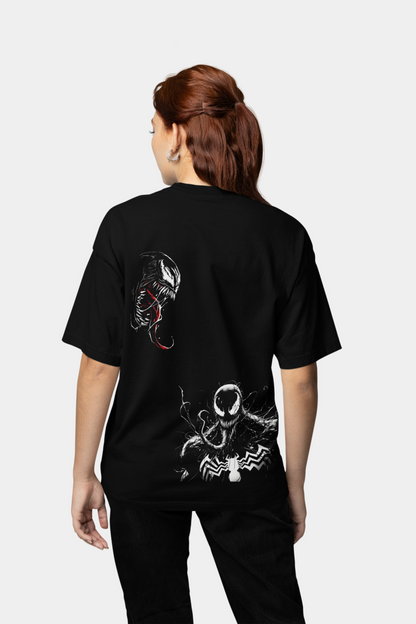 Venom Oversized T-shirt with dubble side print.