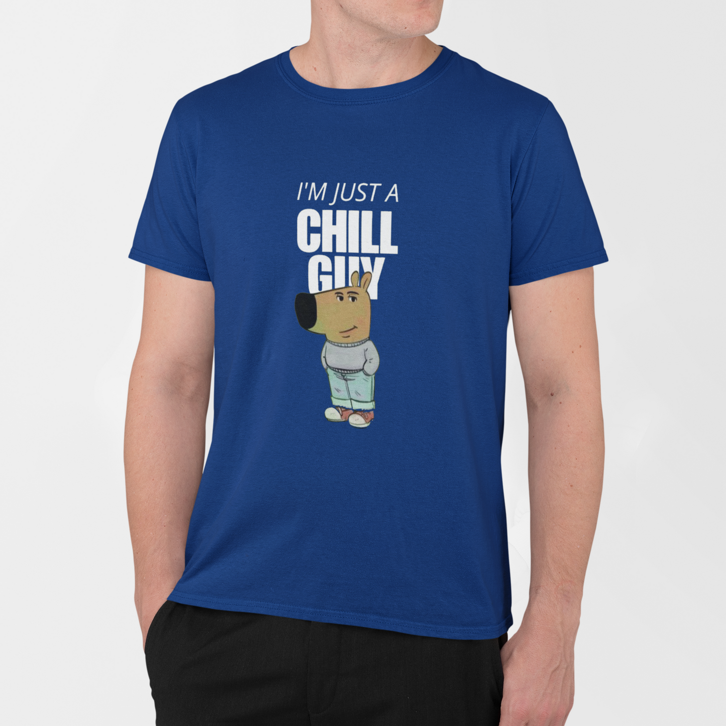 Chill Guy Round Neck T-shirt