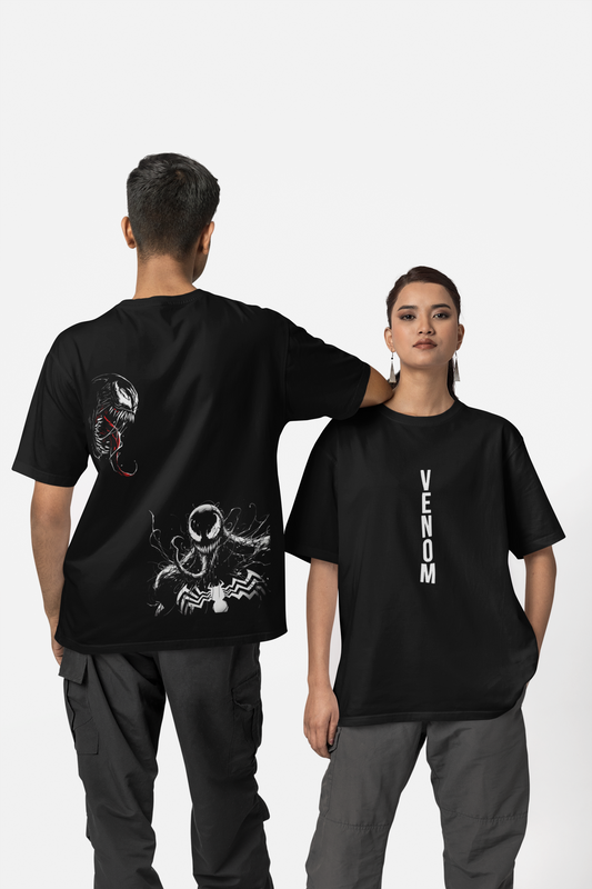 Venom Oversized T-shirt with dubble side print.