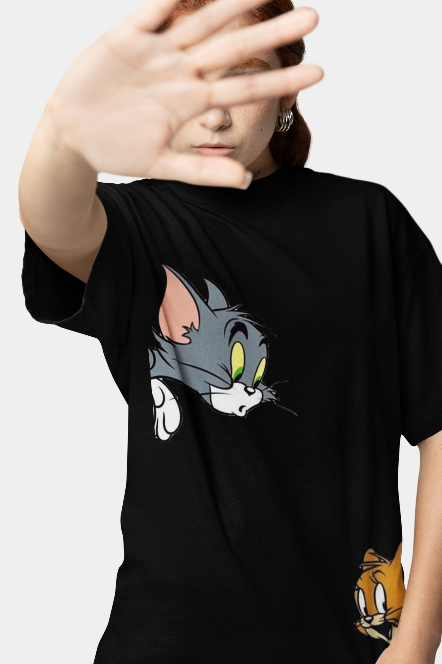 Tom And Jerry Oversized T-shirt